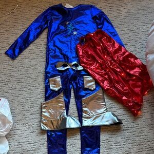 Blue and Red Kids Superhero Costume